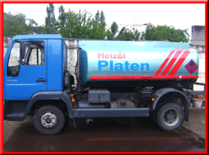 ein LKW von dm Brennstofflieferant Heizöl Platen-Duisburg